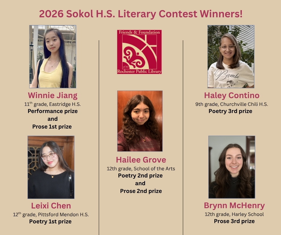 collage of student winners for 2026